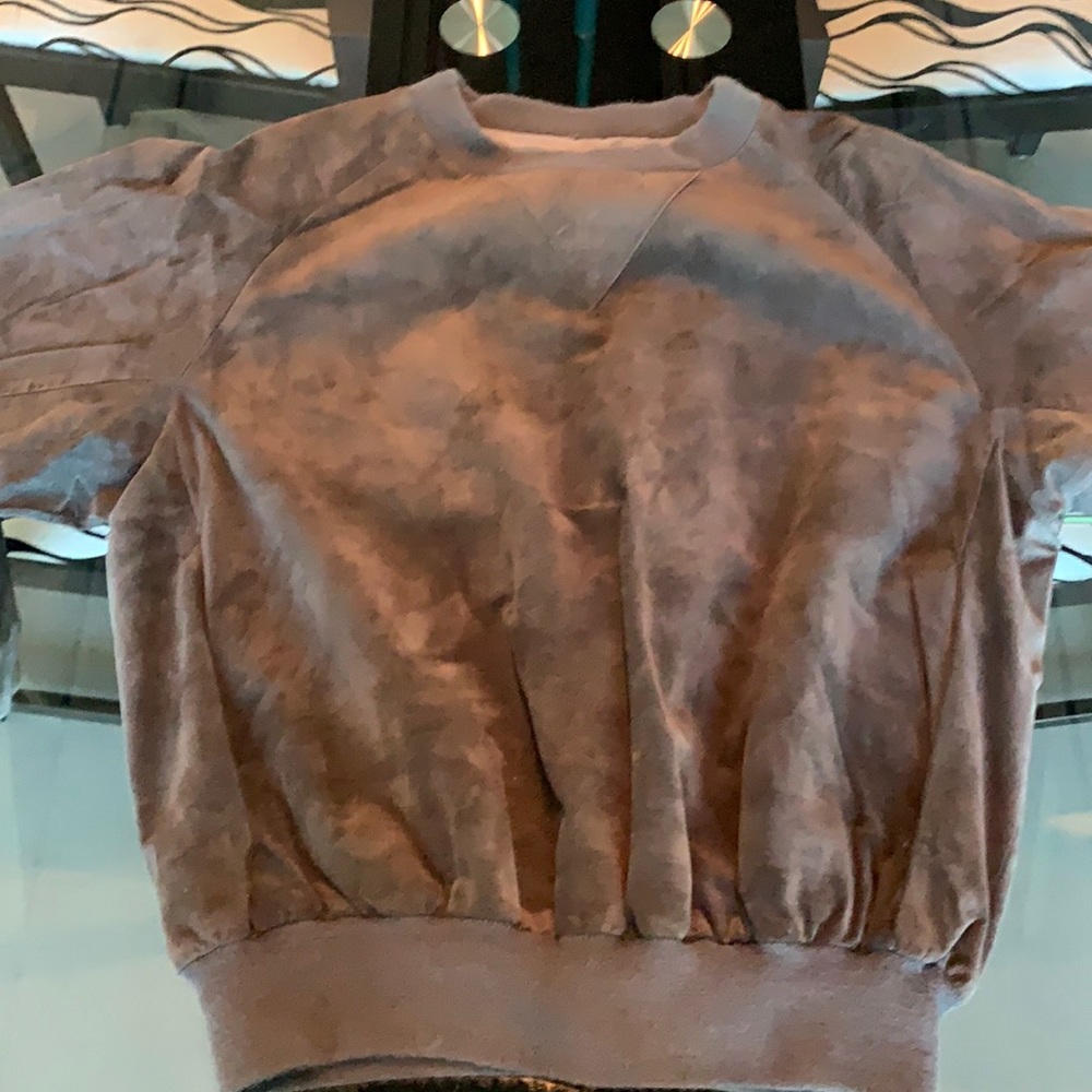 Suede shirt